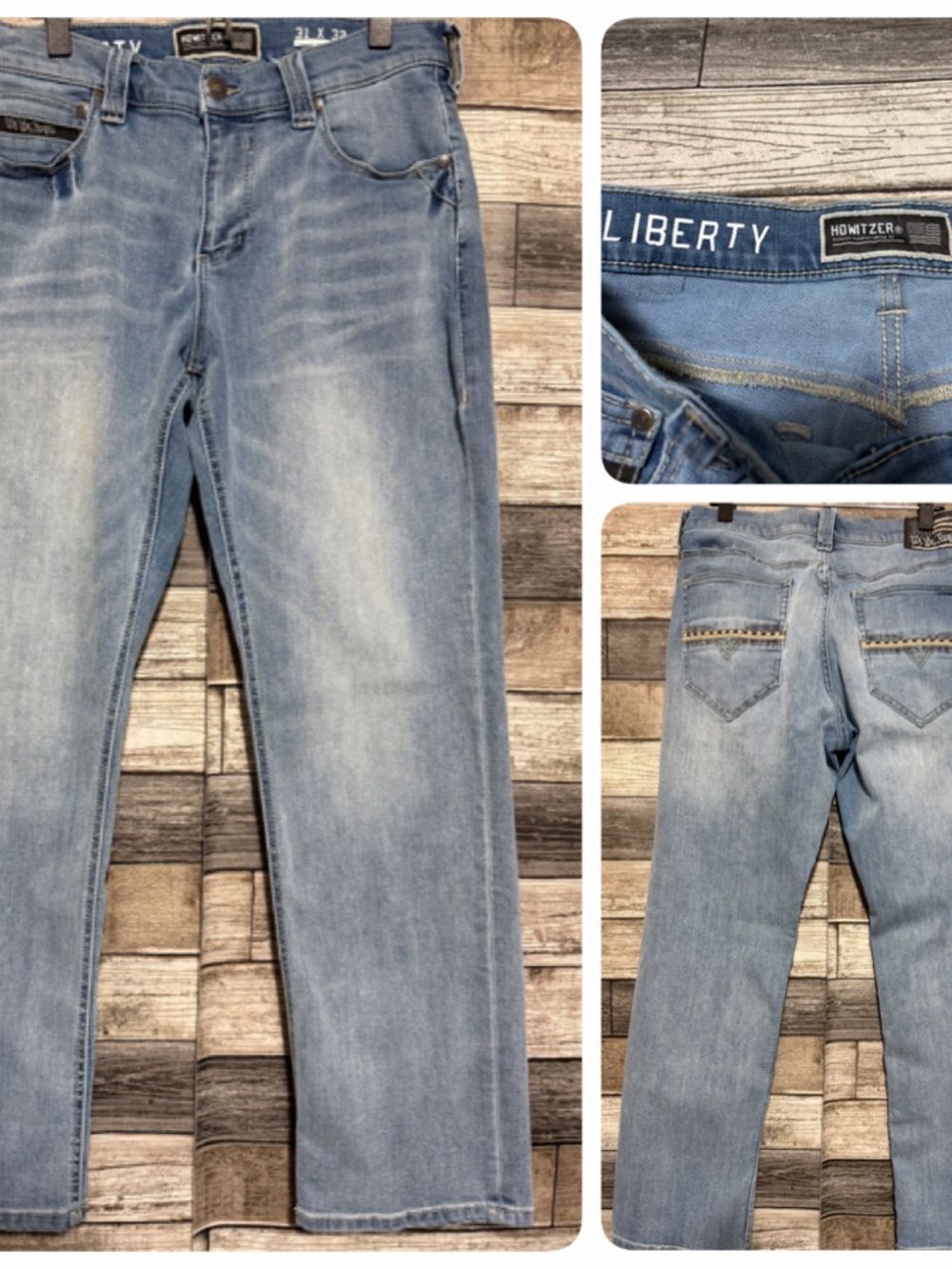 Howizter Liberty Tactical Jeans Men’s 31x34 Blue Denim Stretch
